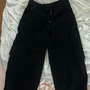 Aritzia wilfred free black cargo pants